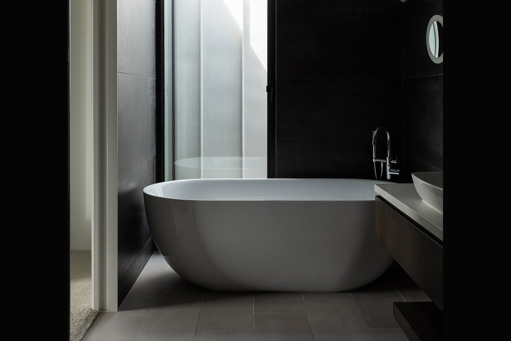 waterproofed shower system