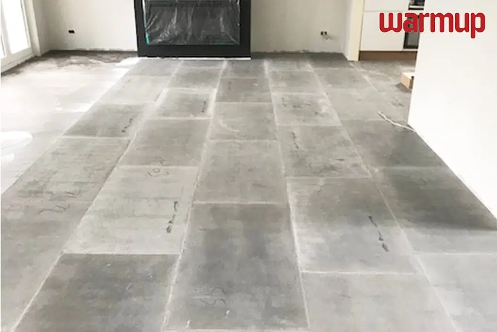 under laminate heating