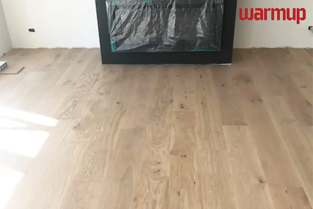 under laminate heating