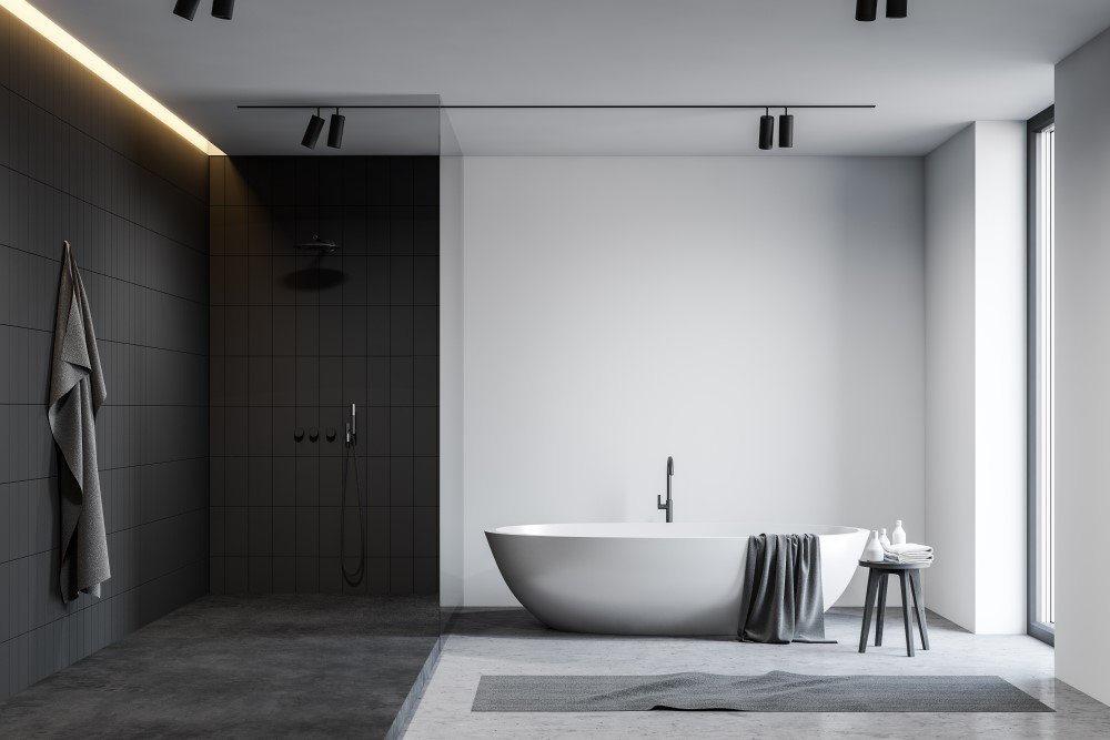 Waterproofed Shower System