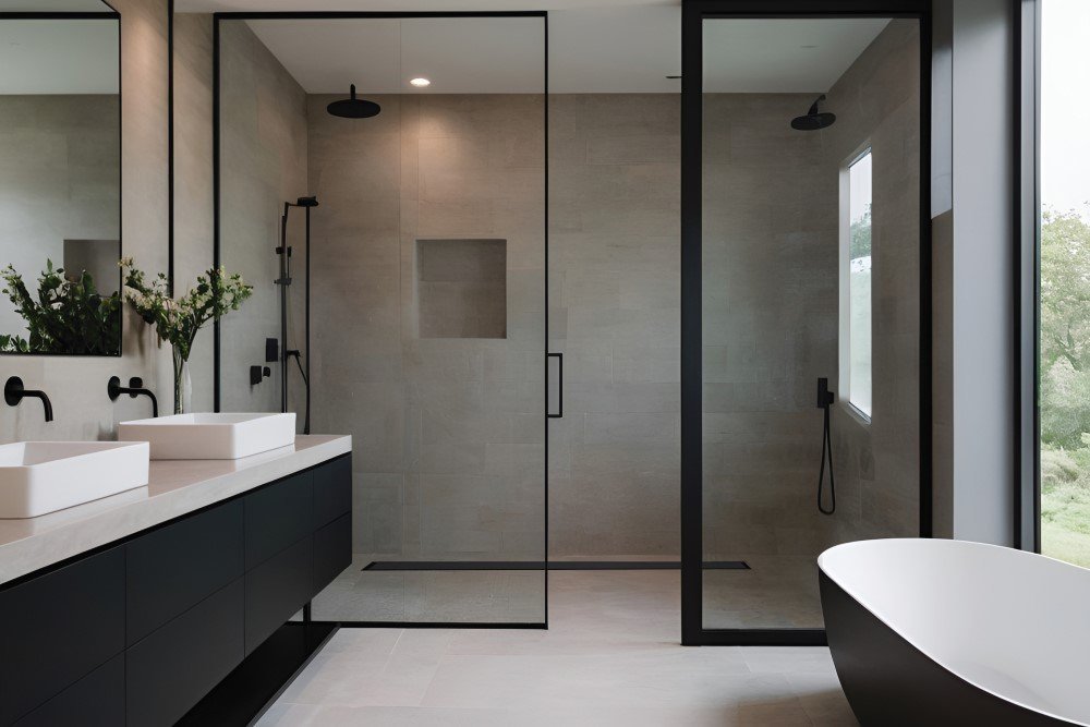 Waterproofed Shower System